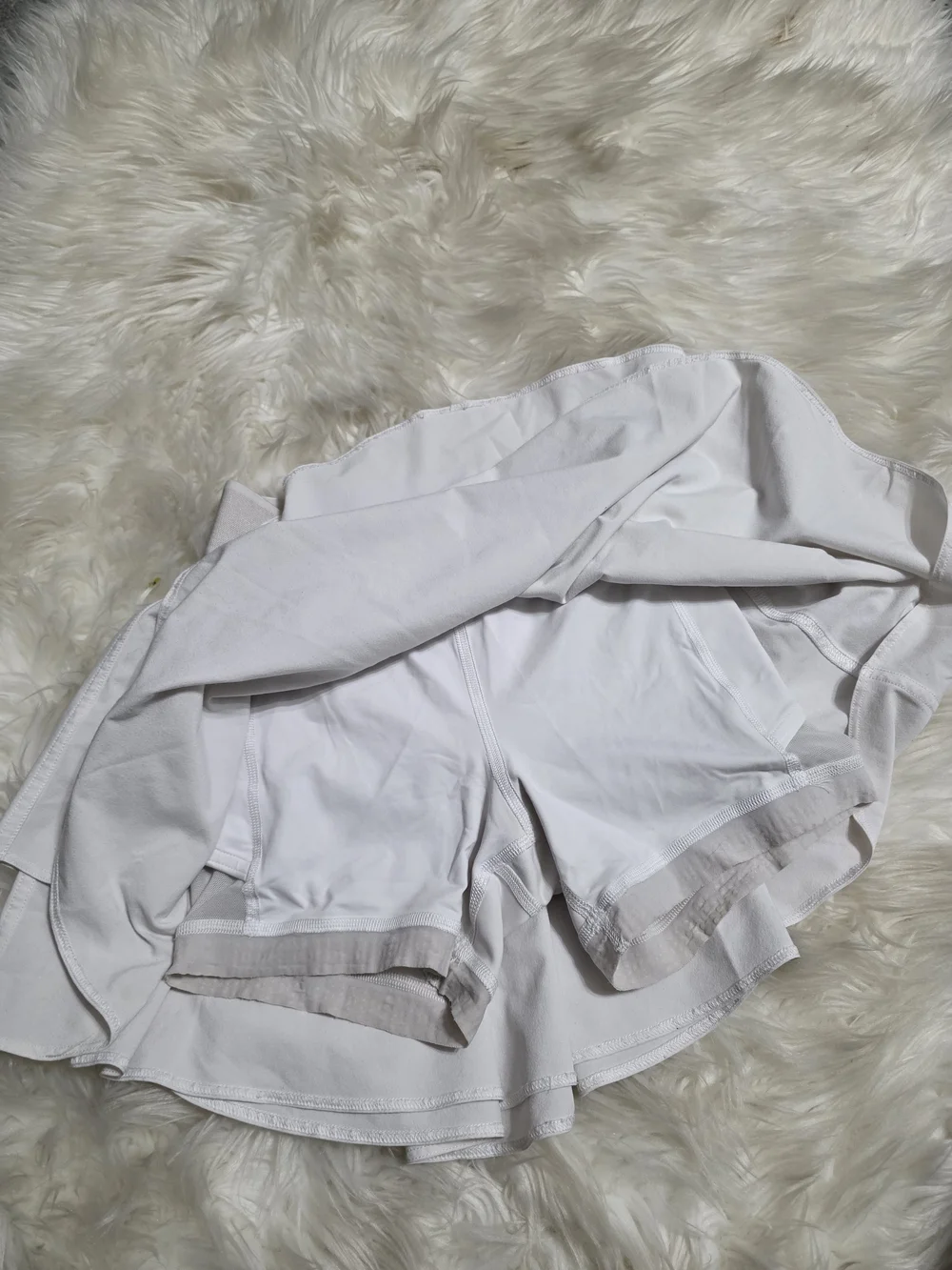 lululemon athletica White Layered Skater Skort